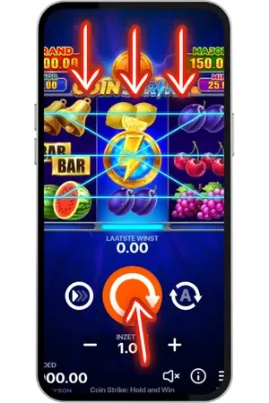 Coin Strike mobile Bedienung