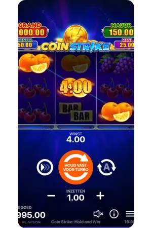 Gewinnmoment in Coin Strike Demo
